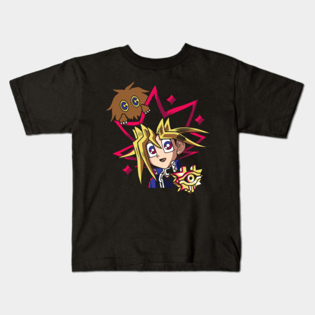 Yugi and Kuriboh Art - Yu-Gi-Oh! Kids T-Shirt by Otaku Vibes