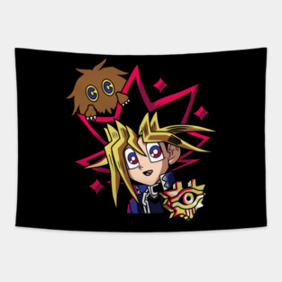 Yugi and Kuriboh Art - Yu-Gi-Oh! Tapestry