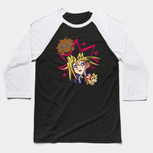 Yugi and Kuriboh Art - Yu-Gi-Oh! Baseball T-Shirt