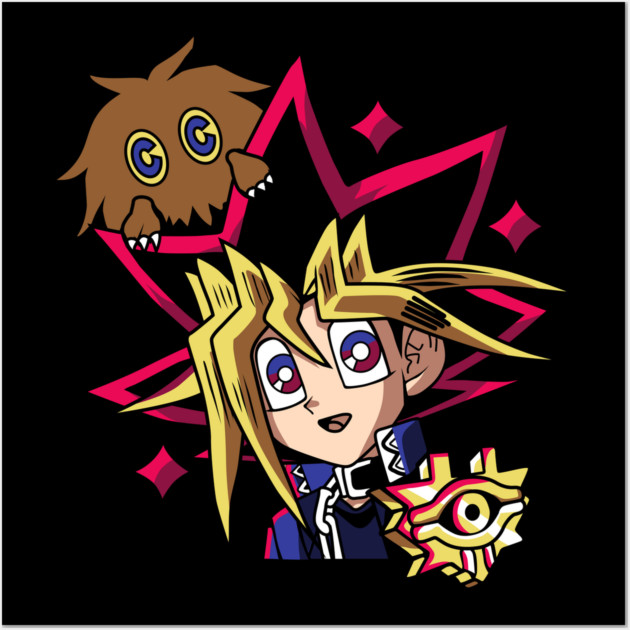 Yugi and Kuriboh Art - Yu-Gi-Oh! Wall Art by Otaku Vibes