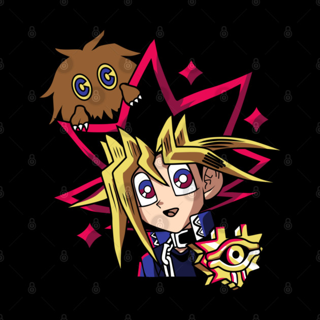 Yugi and Kuriboh Art - Yu-Gi-Oh! by Otaku Vibes