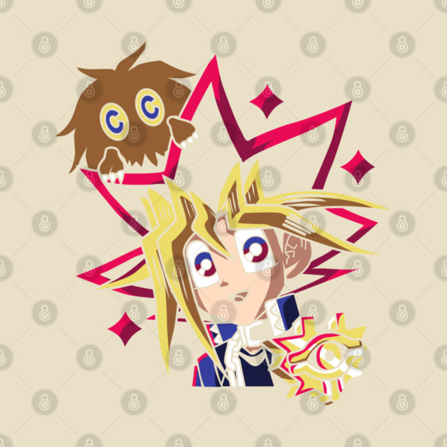 Yugi and Kuriboh Art - Yu-Gi-Oh! by Otaku Vibes