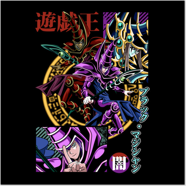 Dark Magician Illustration - Yu-Gi-Oh! Wall Art by Otaku Vibes
