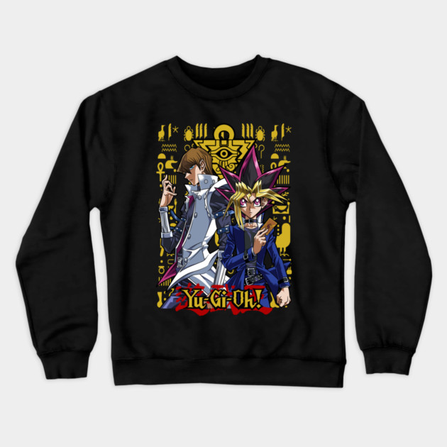 Yugi and Kaiba Duel Design - Yu-Gi-Oh! Crewneck Sweatshirt by Otaku Vibes