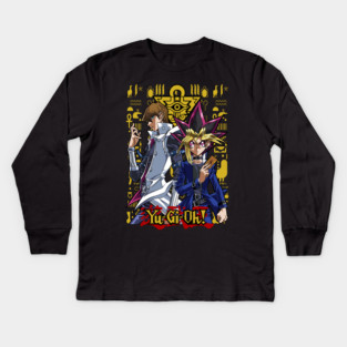 Yugi and Kaiba Duel Design - Yu-Gi-Oh! Kids Long Sleeve T-Shirt
