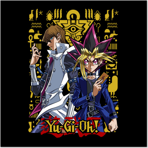 Yugi and Kaiba Duel Design - Yu-Gi-Oh! Wall Art by Otaku Vibes