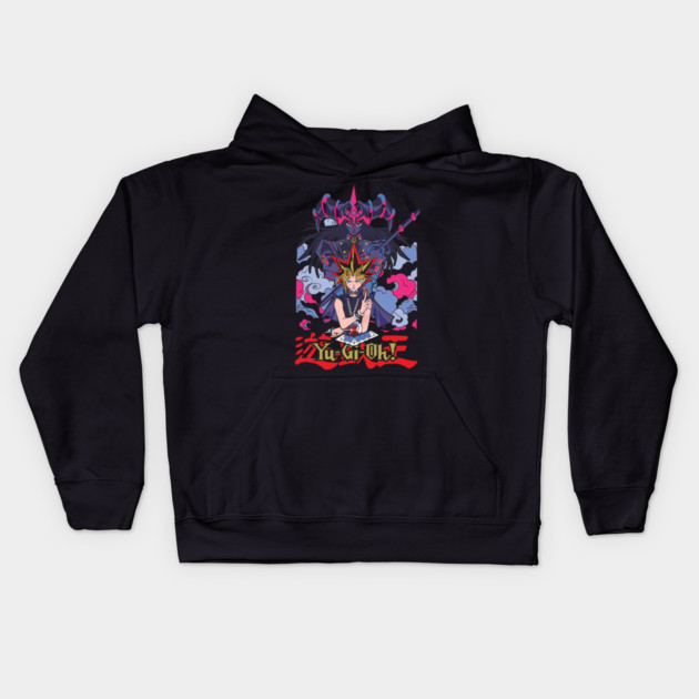 Yugi and Magician of Black Chaos - Yu-Gi-Oh! Kids Hoodie by Otaku Vibes
