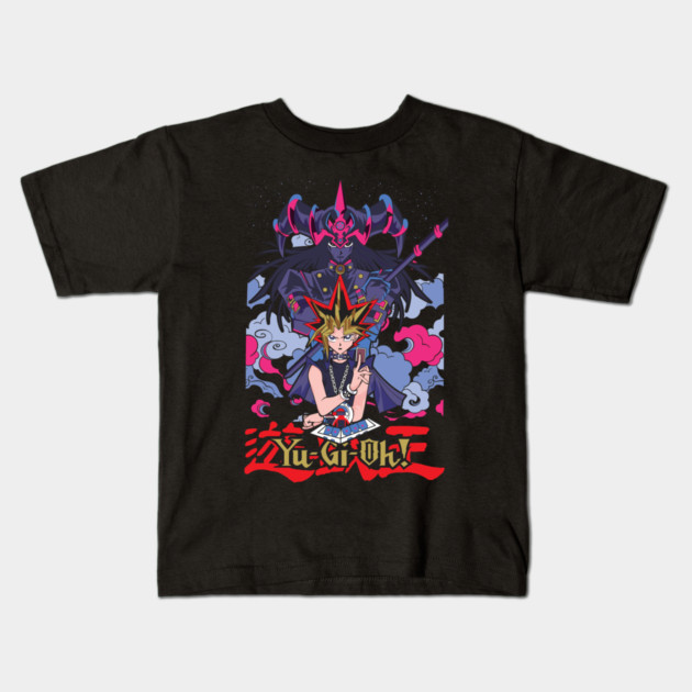 Yugi and Magician of Black Chaos - Yu-Gi-Oh! Kids T-Shirt by Otaku Vibes