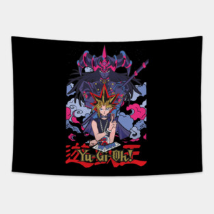 Yugi and Magician of Black Chaos - Yu-Gi-Oh! Tapestry