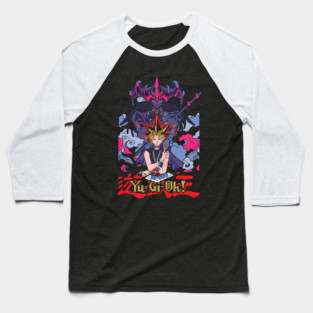 Yugi and Magician of Black Chaos - Yu-Gi-Oh! Baseball T-Shirt