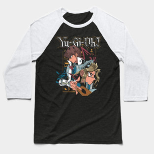 Yugi and Seto Kaiba Duel Yu-Gi-Oh! Art Baseball T-Shirt