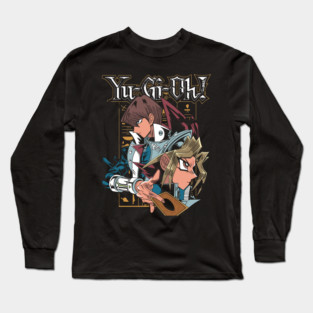 Yugi and Seto Kaiba Duel Yu-Gi-Oh! Art Long Sleeve T-Shirt