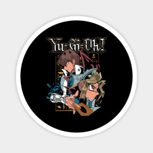 Yugi and Seto Kaiba Duel Yu-Gi-Oh! Art Magnet