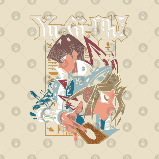 Yugi and Seto Kaiba Duel Yu-Gi-Oh! Art by Otaku Vibes