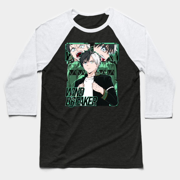 Haruka Sakura - Wind Breaker Baseball T-Shirt by Otaku Vibes