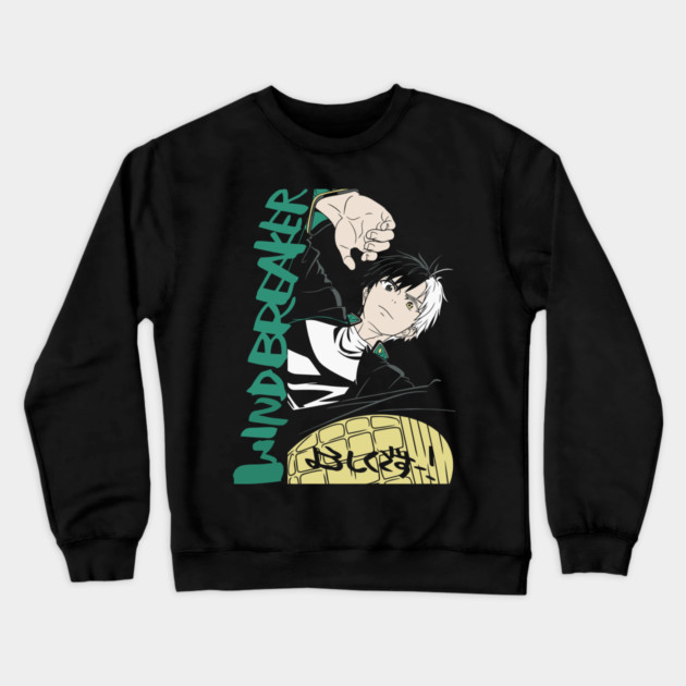 Wind Breaker - Haruka Sakura Crewneck Sweatshirt by Otaku Vibes