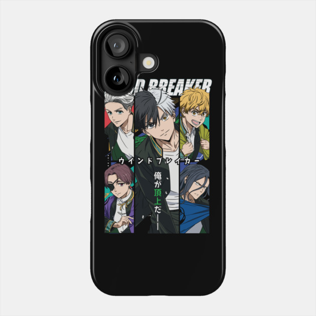 Wind Breaker Anime Main Cast Portrait Phone Case by Otaku Vibes