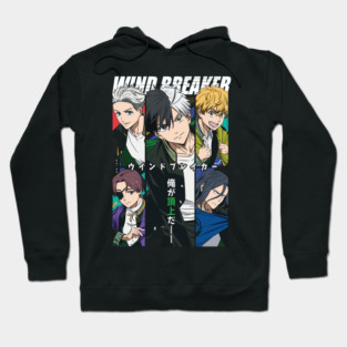 Wind Breaker Anime Main Cast Portrait Hoodie