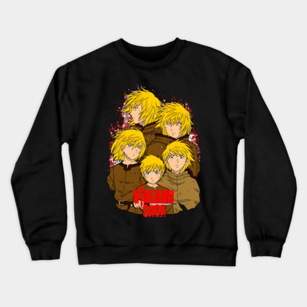 Vinland Saga - Thorfinn Evolution Crewneck Sweatshirt by Otaku Vibes