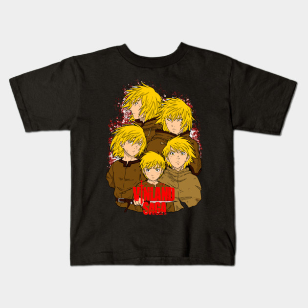 Vinland Saga - Thorfinn Evolution Kids T-Shirt by Otaku Vibes