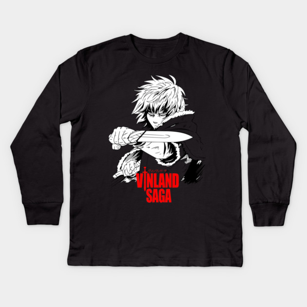Thorfinn Blade - Vinland Saga Kids Long Sleeve T-Shirt by Otaku Vibes