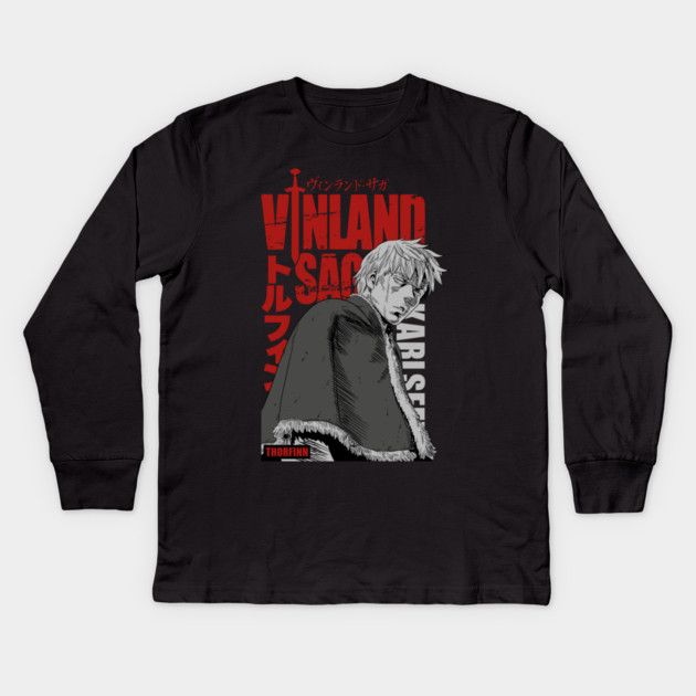 Vinland Saga - Thorfinn Cool Art Kids Long Sleeve T-Shirt by Otaku Vibes