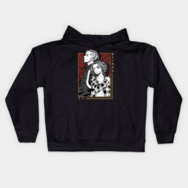 Draken and Mikey - Tokyo Revengers Kids Hoodie by Otaku Vibes
