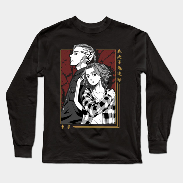 Draken and Mikey - Tokyo Revengers Long Sleeve T-Shirt by Otaku Vibes
