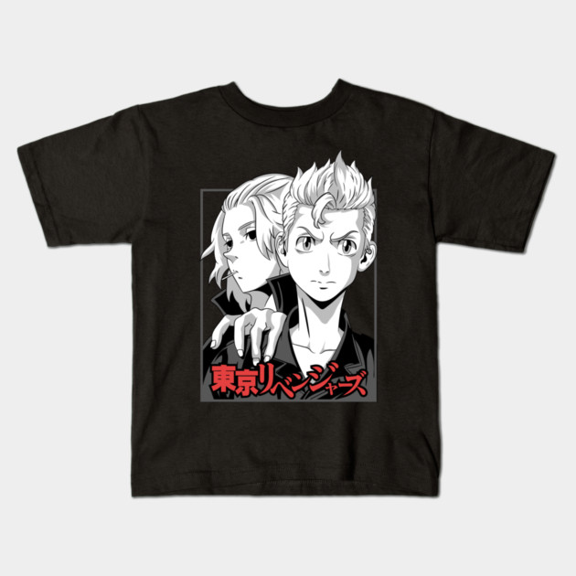 Takemichi and Mikey Tokyo Revengers Duo Kids T-Shirt by Otaku Vibes
