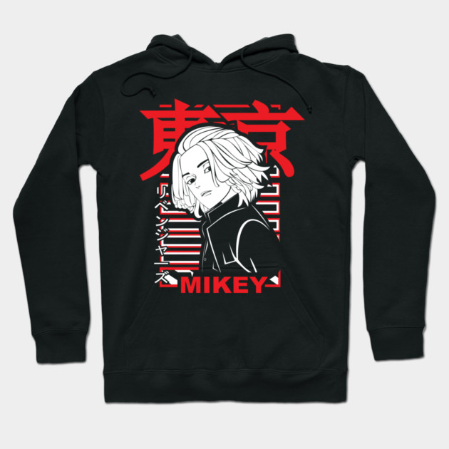Mikey - Tokyo Revengers Red Look Hoodie by Otaku Vibes