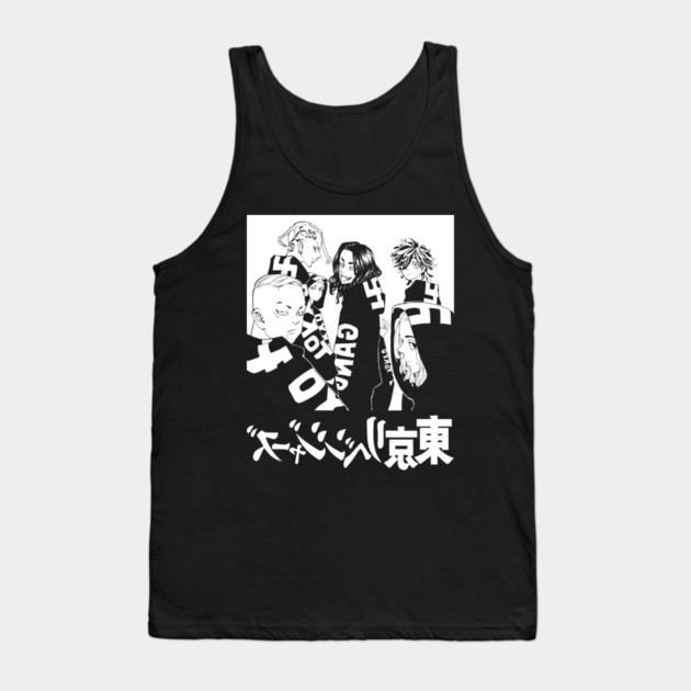 Tokyo Revengers Gang Poster Tank Top by Otaku Vibes