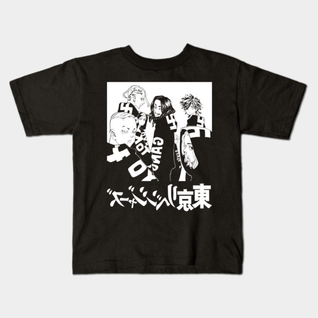 Tokyo Revengers Gang Poster Kids T-Shirt by Otaku Vibes