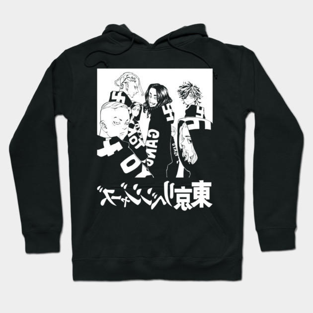 Tokyo Revengers Gang Poster Hoodie by Otaku Vibes