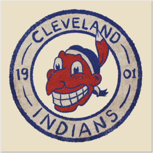 Cleveland indians vintage logo Posters and Art