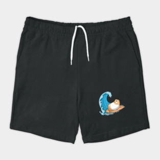Guinea Pig Mom Dad Piggy Surfing Shorts