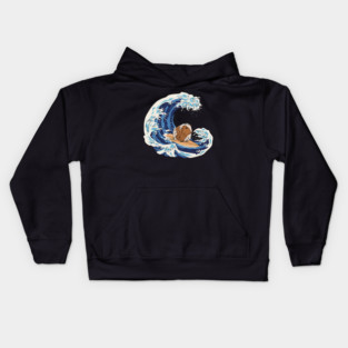 Guinea Pig Surfing Guinea Pig Surfboard Guinea Pig Kids Hoodie