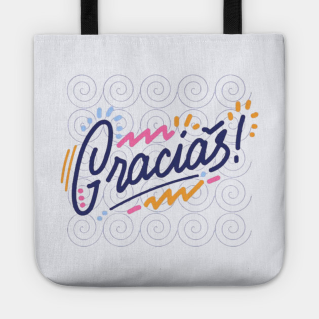 Gracias in Ga Gue Spiral – Hmong Tribal Pattern Tote by Pimcolle