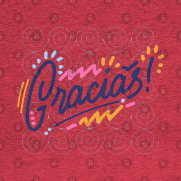 Gracias in Ga Gue Spiral – Hmong Tribal Pattern by Pimcolle