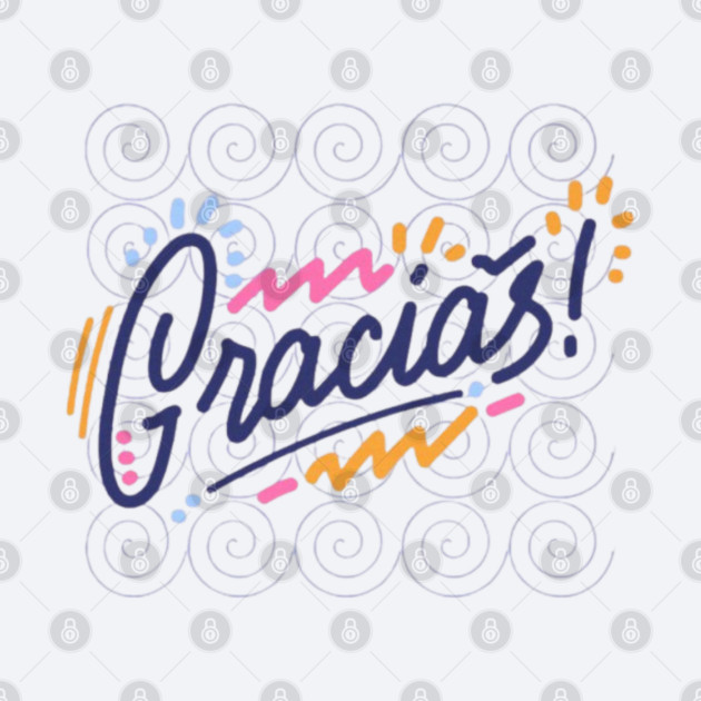 Gracias in Ga Gue Spiral – Hmong Tribal Pattern by Pimcolle