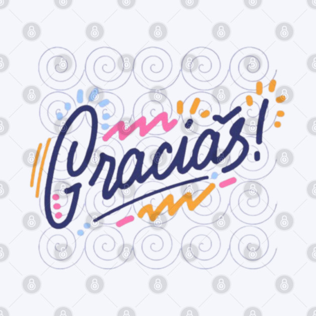 Gracias in Ga Gue Spiral – Hmong Tribal Pattern by Pimcolle