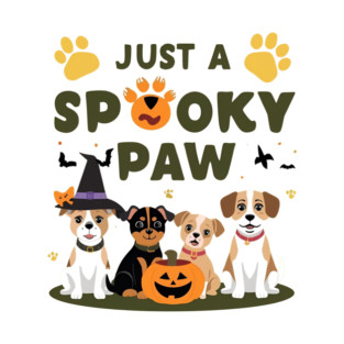 Just A Spooky paw T-Shirt