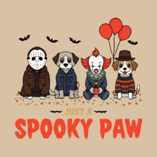 Just A Spooky paw - Halloween 2025 T-Shirt
