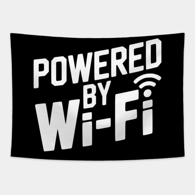 Powered by Wi-Fi Tapestry by Frank Ring