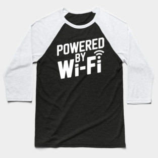 Powered by Wi-Fi Baseball T-Shirt