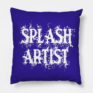 Splash Artist Graffiti Pillow