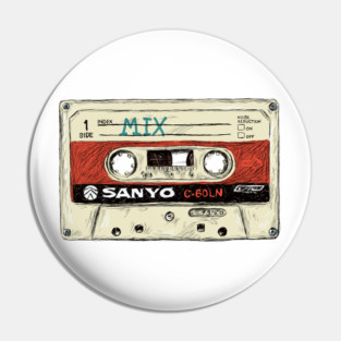 Cassette tape Pin
