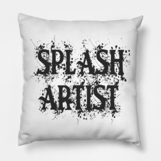 Splash Artist Graffiti Pillow