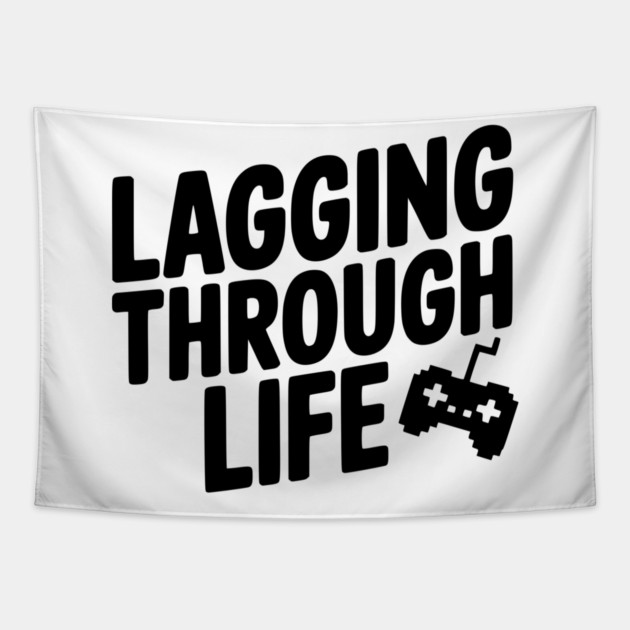 Lagging Through Life Tapestry by Frank Ring
