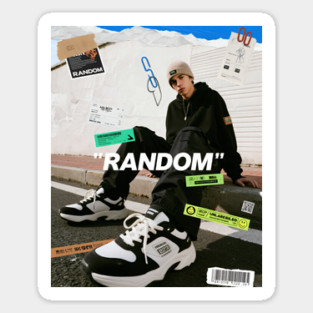 Random Streetwear Graphic Urban Style Collective Clothing Design Sticker