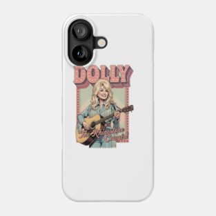Dolly Parton The Rhinestone Cowgirl  - Retro Country Music Shirt, Vintage Western Style, Country Legend Fan Art, Nashville Gift, Music Icon Tribute, Retro Cowgirl Aesthetic, Concert Festival Outfit, Apparel, Wear,  Best for Women, Men, Kids, Girls, Phone Case